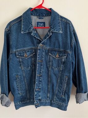 High Sierra Vintage Denim Jacket - Classic Trucker Style